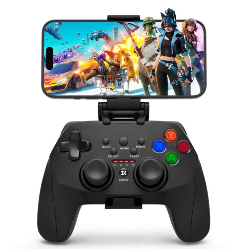 ISHAKO Mobile Game Controller for PC/Android/iOS/Smart TV/PS3/PS4 with 2.4G Receiver