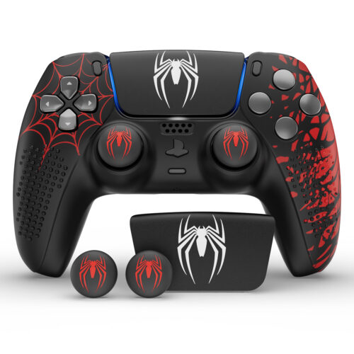 PS5 Controller Silicone Grip Case with Thumb Caps and Touchpad Sticker