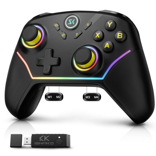 ISHAKO AG43 Best PC Controller with Hall Effect Joysticks